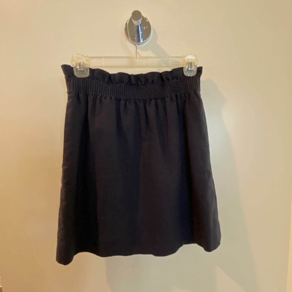 JCrew classic navy skirt